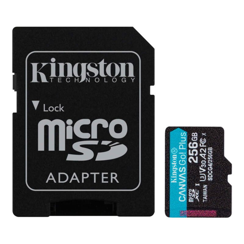 Memoria Micro Sd Kingston 256gb Con Adaptador Sd - Imagen 2