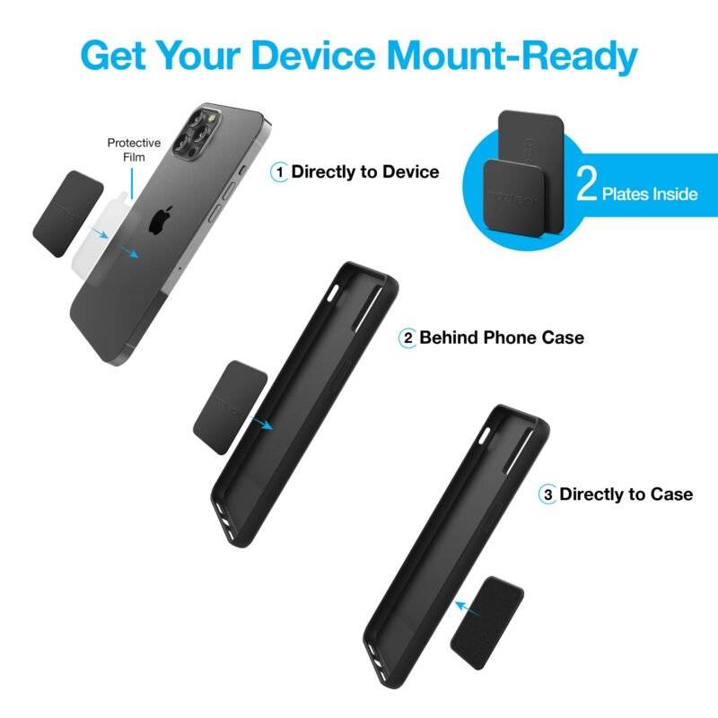 Soporte De Auto Para Celular Naztech MagBuddy Elite Adhesivo - Imagen 4