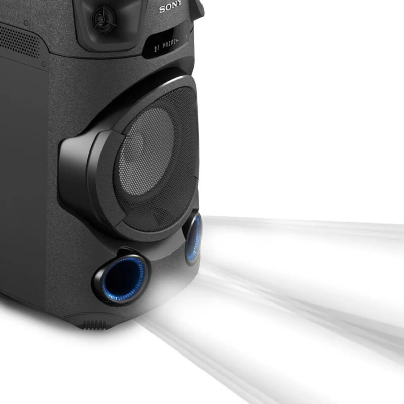 Parlante Sony Mhc-V13 Portátil Bluetooth Luces Led - Imagen 4