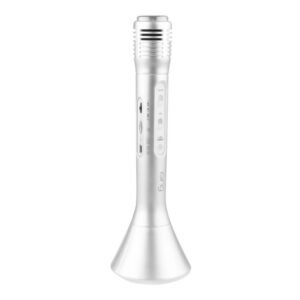 Micrófono Para Karaoke Vivitar Bluetooth Luces Led