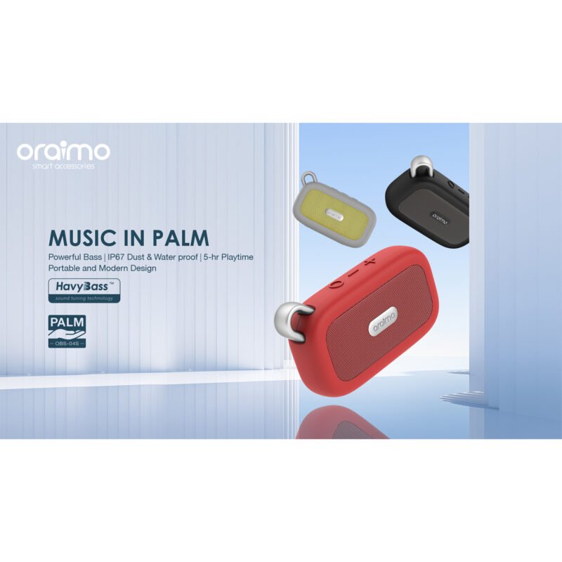 Parlante Inalámbrico Palm Oraimo Ip67 Bluetooth 3w - Imagen 5
