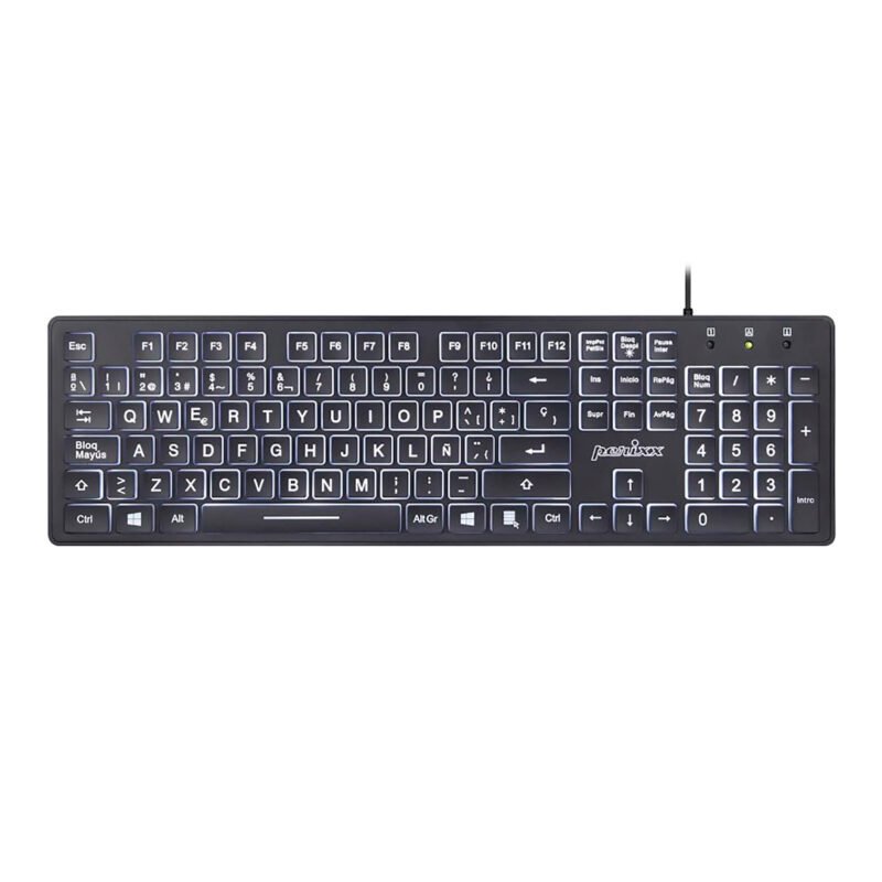 Teclado Usb Perixx 317 Retroiluminado - Imagen 4