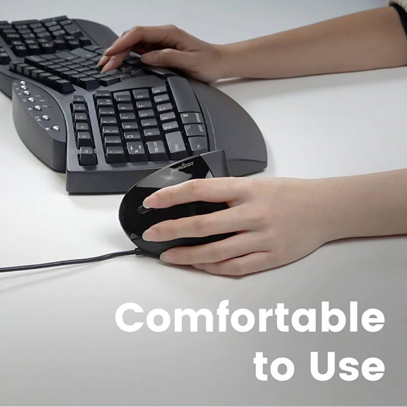 Mouse Zurdo Ergonómico Usb Perixx 513 - Imagen 4