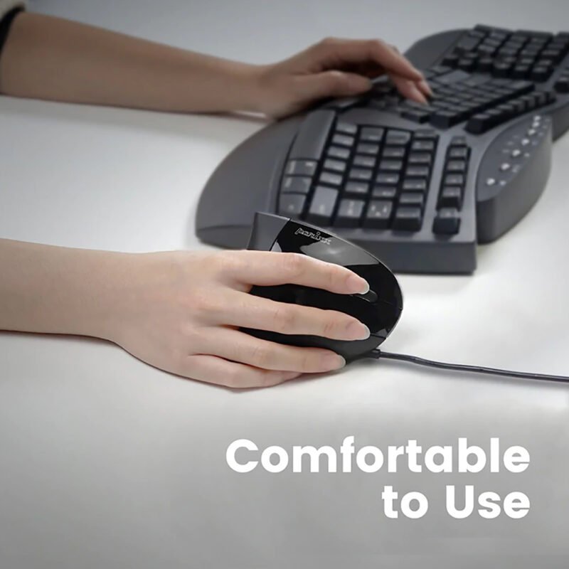 Mouse Diestro Ergonómico Usb Perixx 513 - Imagen 4