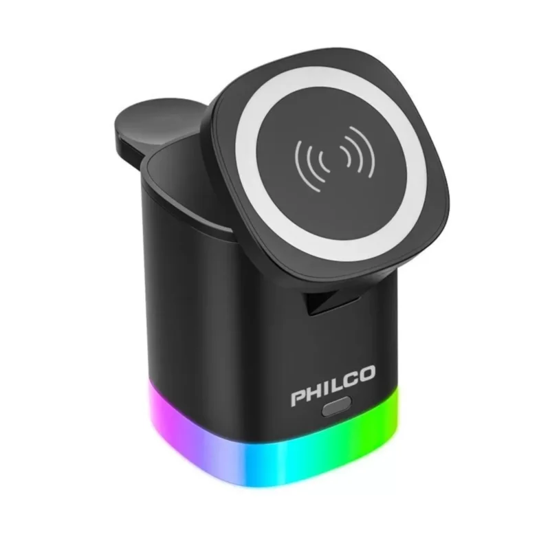 Cargador Magnético Inalámbrico 3en1 Philco Pma3504 15W