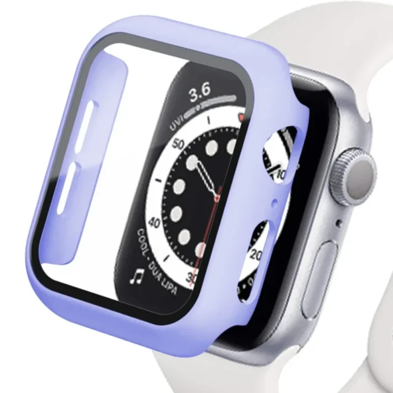 Vidrio Protector Y Funda Para Reloj Apple Watch 45 mm - Imagen 3