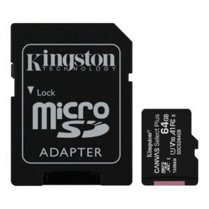 Memoria Micro Sd Kingston 64GB Con Adaptador Sd