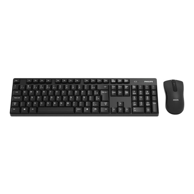 Mouse Y Teclado Inalámbricos Philips Spt6501b 2,4ghz