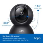 Cámara De Seguridad Tp-Link Tapo C201 Interior Visión Nocturna 1080p 360°