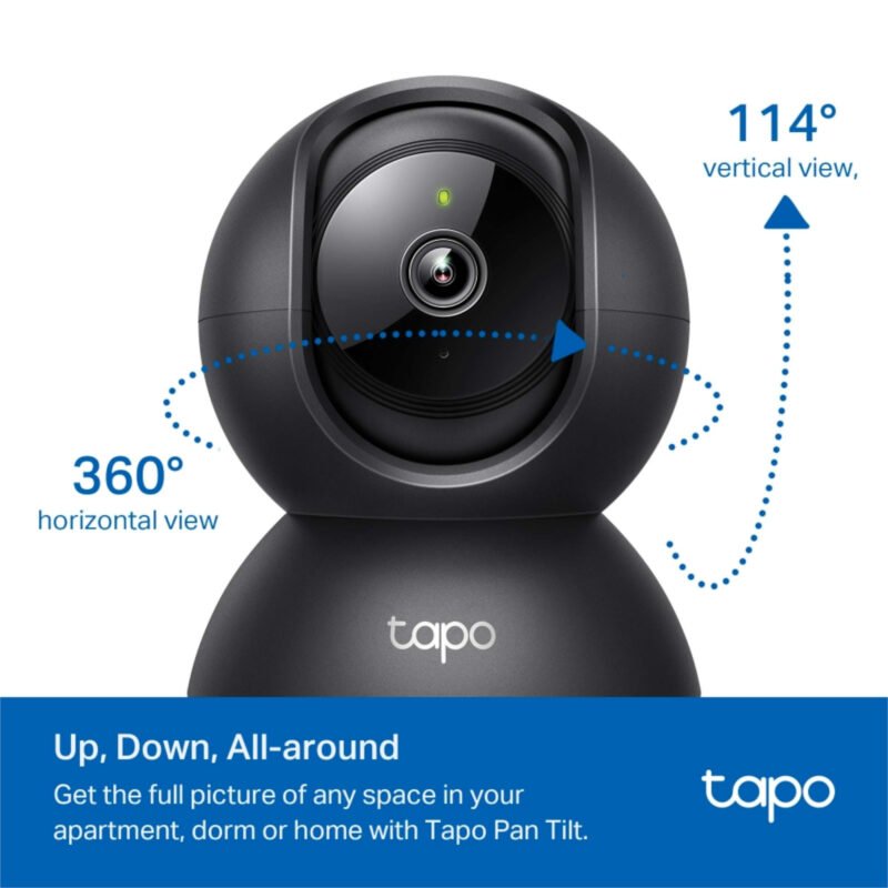 Cámara De Seguridad Tp-Link Tapo C201 Interior Visión Nocturna 1080p 360°