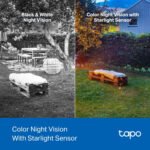 Cámara De Seguridad Tp-Link Tapo C425 Exterior Visión Nocturna 2K QHD