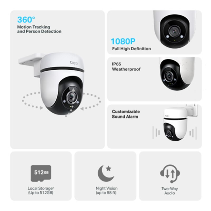 Cámara De Seguridad Tp-Link Tapo C500 Exterior Visión Nocturna 1080p 360° - Imagen 3