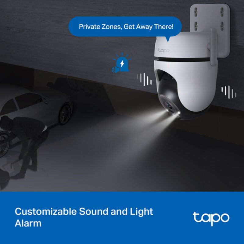 Cámara De Seguridad Tp-Link Tapo C520ws Exterior Visión Nocturna 2K 360° - Imagen 5