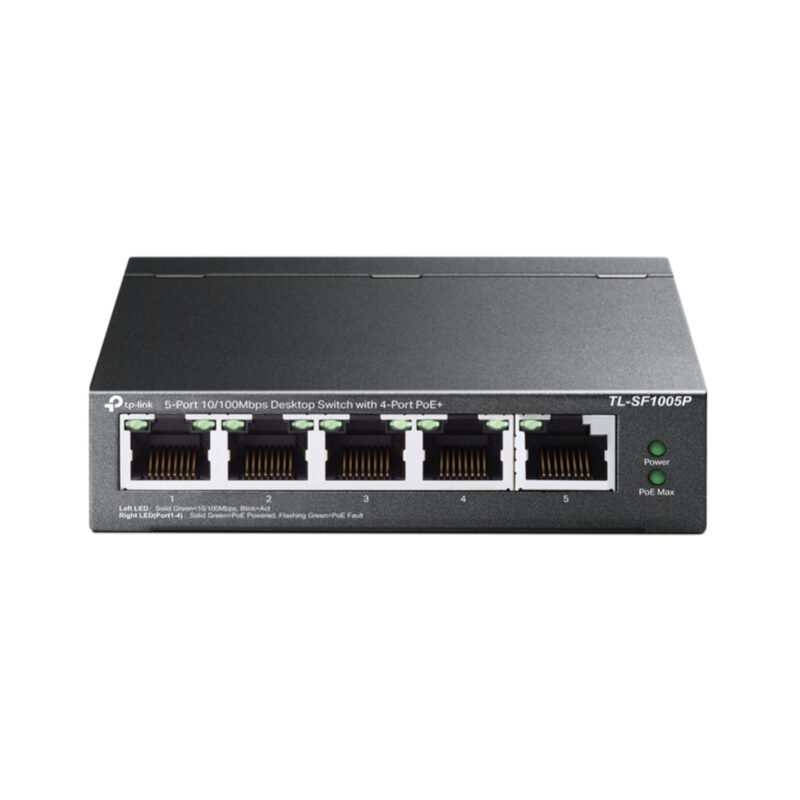 Switch Tp-Link Tl-sf1005p 5 Puertos 10/100 4 PoE - Imagen 4