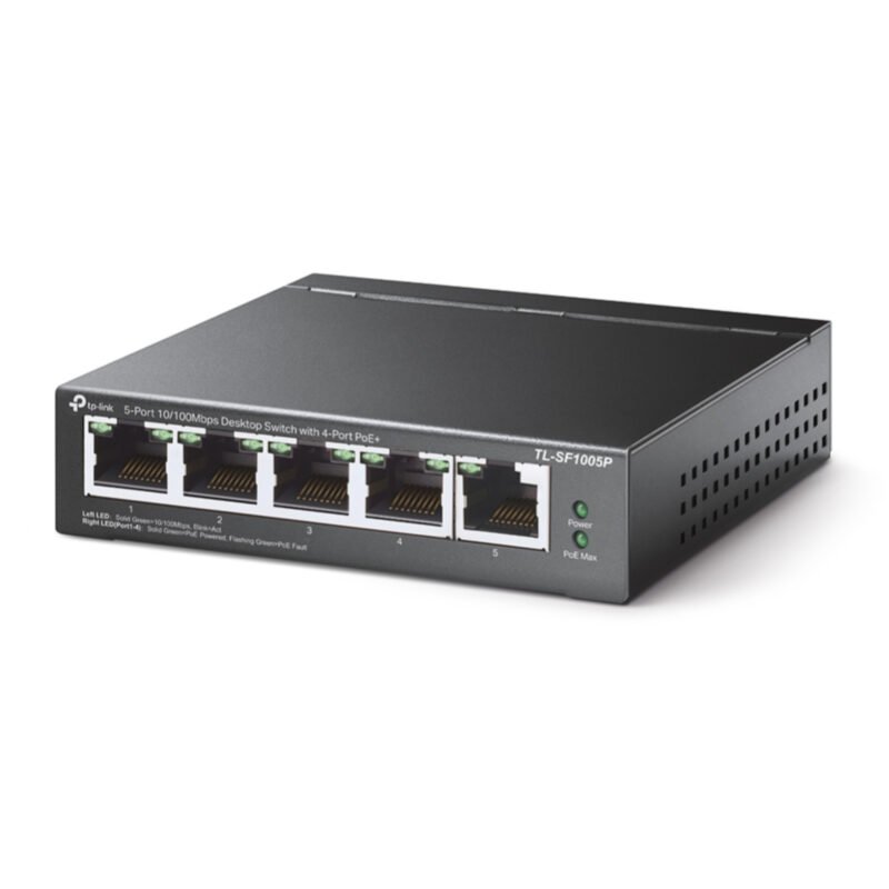 Switch Tp-Link Tl-sf1005p 5 Puertos 10/100 4 PoE - Imagen 3