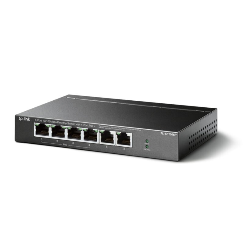 Switch Tp-Link Tl-sf1006p 6 Puertos 10/100 4 PoE - Imagen 2