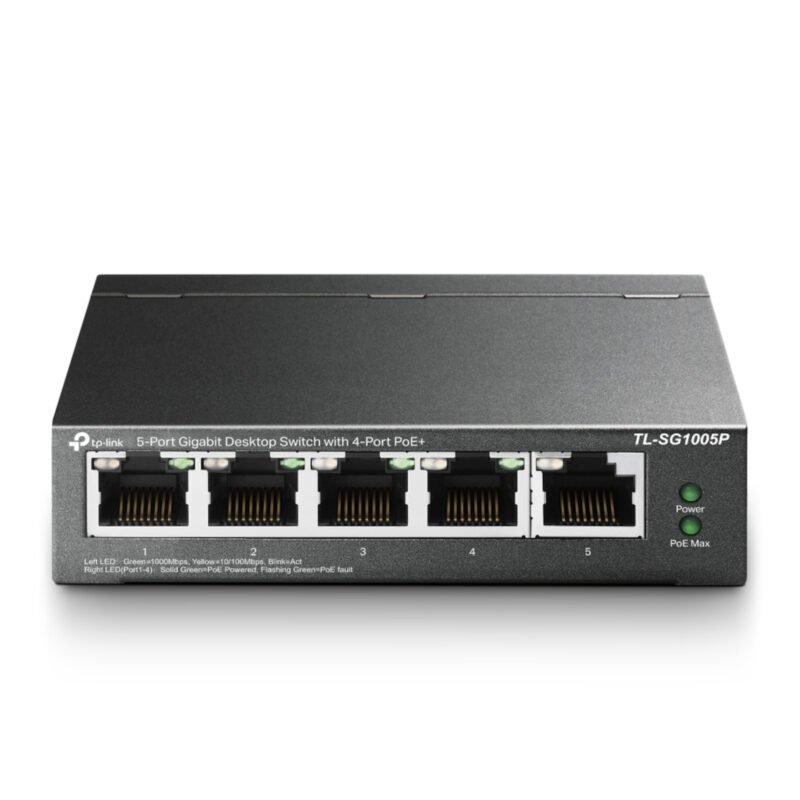 Switch Tp-Link Tl-sg1005lp 5 Puertos 10/100/1000 4 PoE - Imagen 2