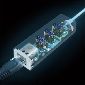 Hub TP-LINK UE330C | 3 puertos USB tipo C, Gigabit Ethernet