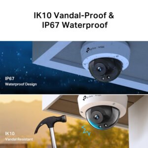 Cámara Seguridad Ext Tp-Link Vigi C240I Color Ip67 Día Noche 2K 4mp
