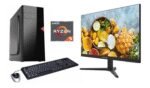 Combo equipo AMD Ryzen 5 + Monitor 24" nuevos!