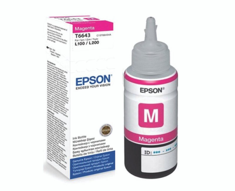 Botella de Tinta Epson a granel 70ml color magenta