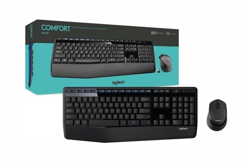 Combo Logitech Mk345 Teclado Y Mouse Inalámbricos