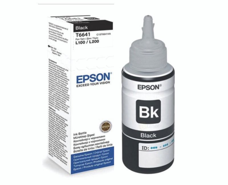 Botella de Tinta Epson a granel 70ml color negro