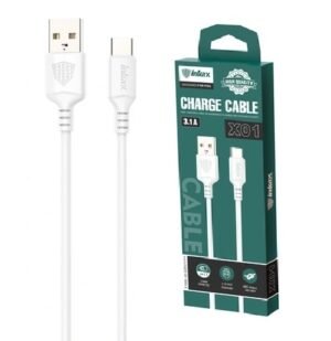 Cable Inkax USB-C 3.1a 1m blanco