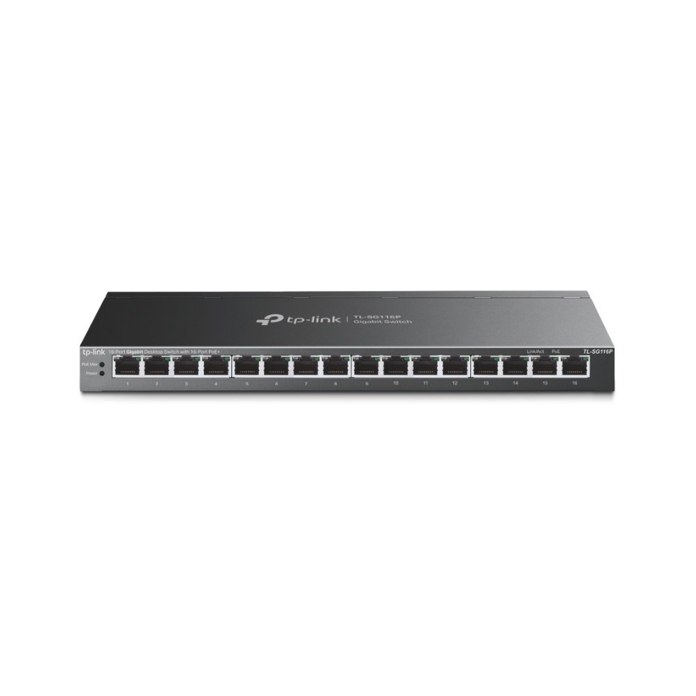 Switch TP-LINK TL-SG1218MP | 18 puertos Gigabit (16 Puertos PoE+)