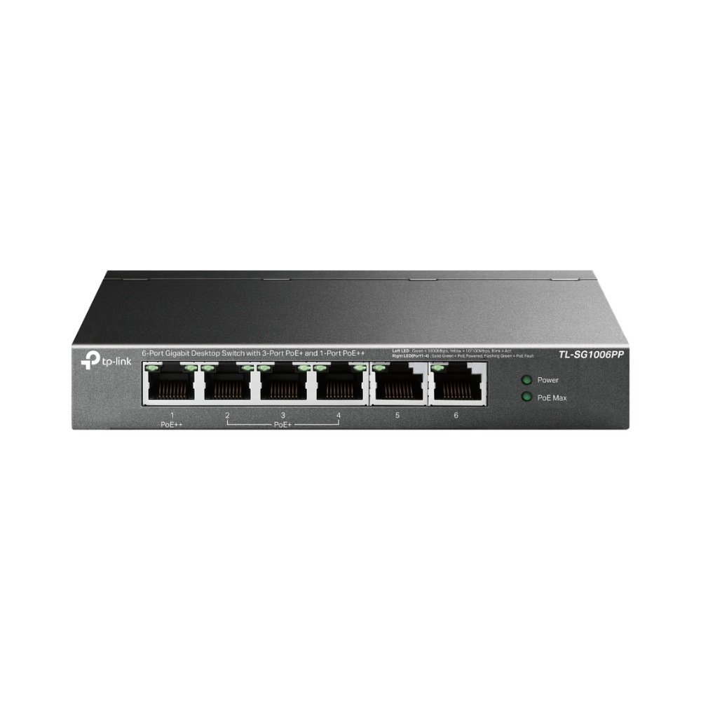 Switch TP-LINK TL-SG1218MP | 18 puertos Gigabit (16 Puertos PoE+) - Imagen 6