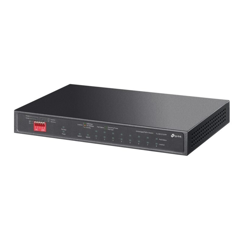 Switch TP-LINK TL-SG1210PP  | 10 puertos Gigabit (6 Puertos PoE+, 2 Puertos PoE++) - Imagen 2