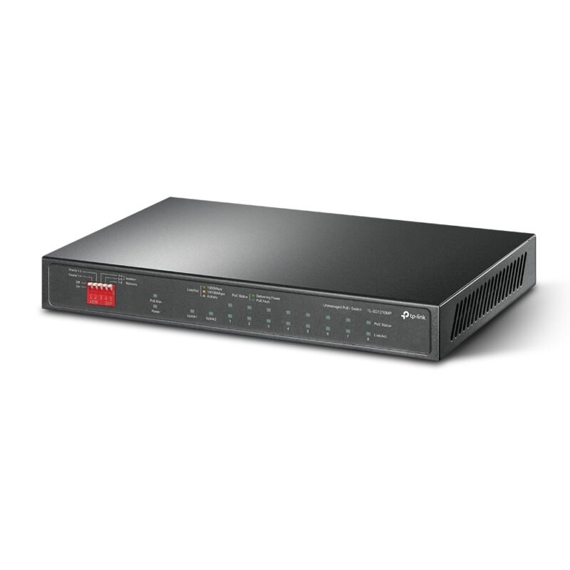 Switch TP-LINK TL-SG1210PP  | 10 puertos Gigabit (6 Puertos PoE+, 2 Puertos PoE++) - Imagen 6