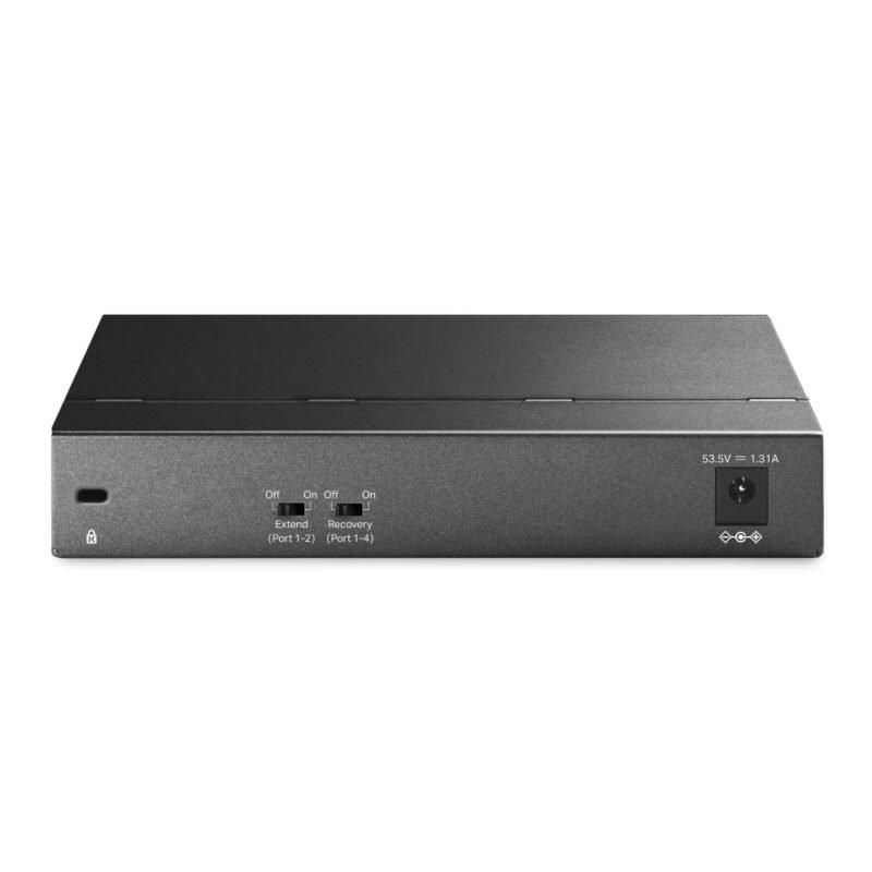 Switch TP-LINK TL-SG105MPE | 5 puertos Gigabit (4 Puertos PoE+) - Imagen 8
