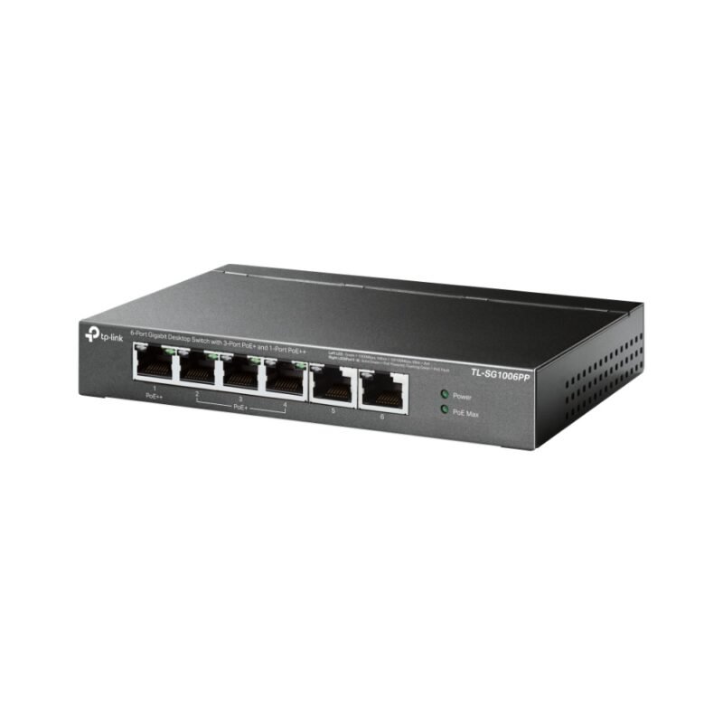 Switch TP-LINK TL-SG105MPE | 5 puertos Gigabit (4 Puertos PoE+) - Imagen 9