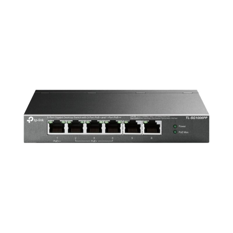 Switch TP-LINK TL-SG105MPE | 5 puertos Gigabit (4 Puertos PoE+) - Imagen 10