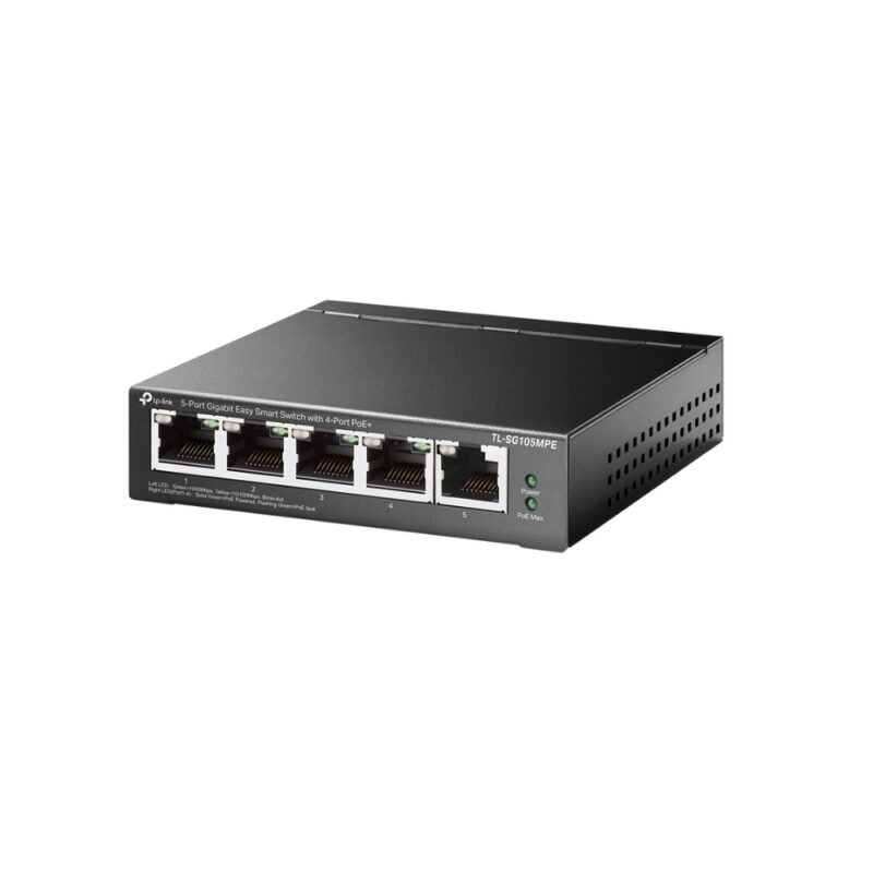 Switch TP-LINK TL-SG105MPE | 5 puertos Gigabit (4 Puertos PoE+) - Imagen 13