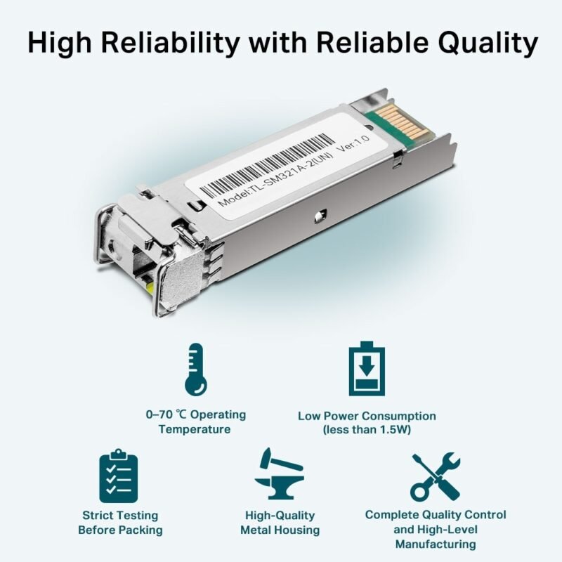 Módulo SFP TP-LINK TL-SM331T | 1000BASE-T RJ45, Omada - Imagen 3