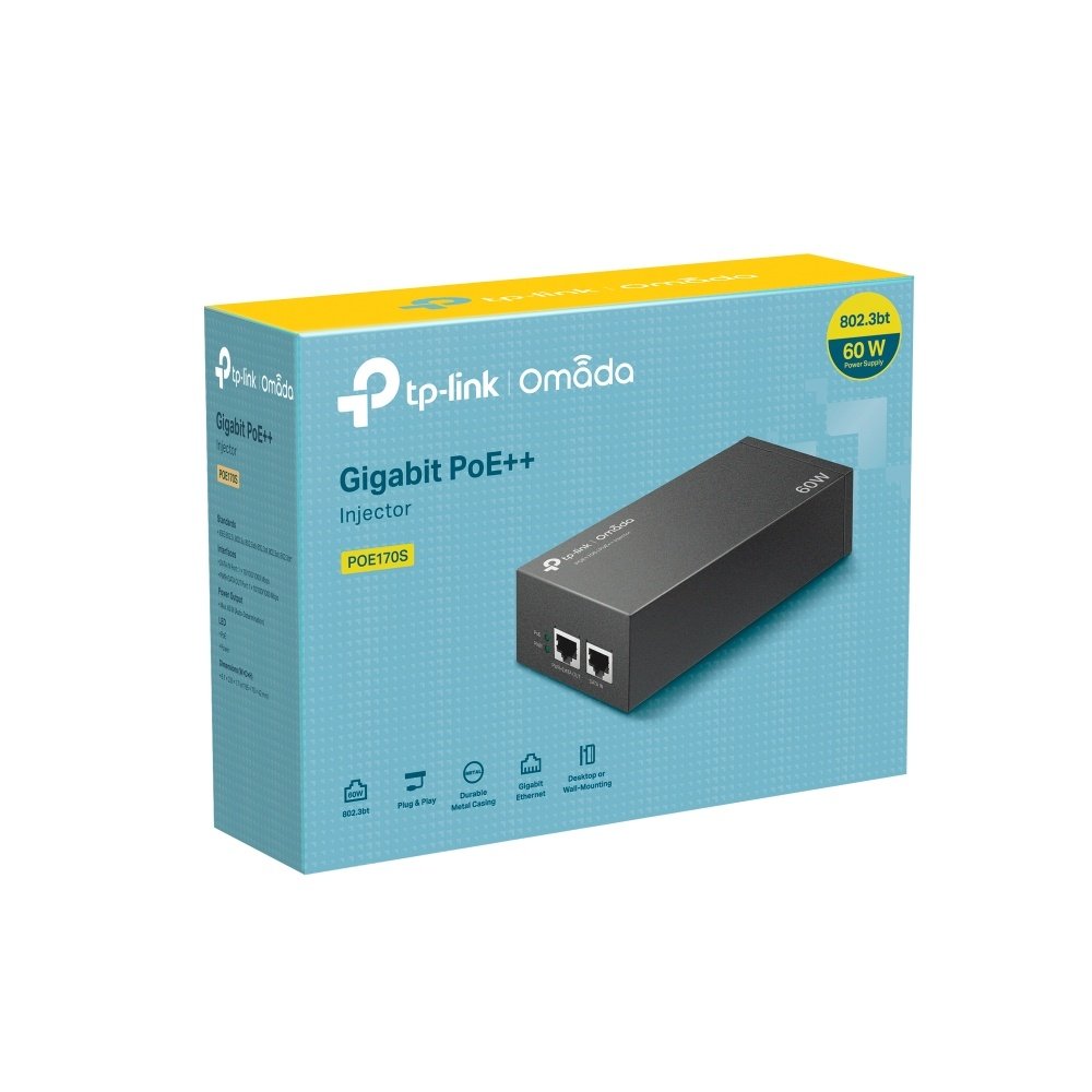 Inyector TP-LINK POE380S | Omada, 2 puertos RJ45 PoE++ - Imagen 11