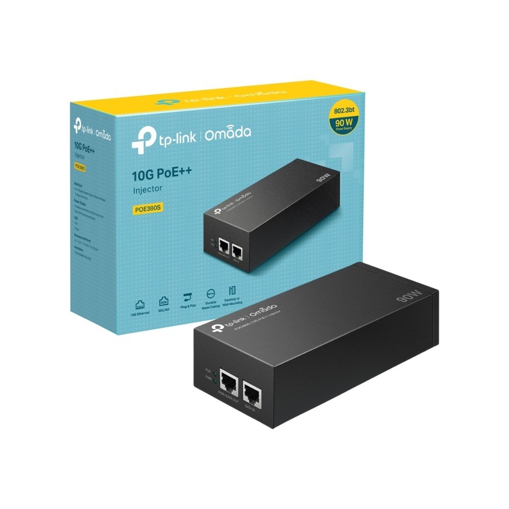 Inyector TP-LINK POE380S | Omada, 2 puertos RJ45 PoE++ - Imagen 16