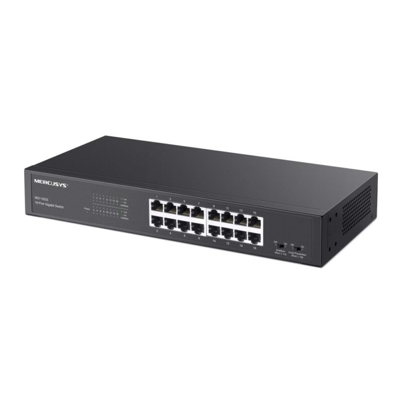 Switch MERCUSYS MS116GS | 16 puertos RJ45 - Imagen 4