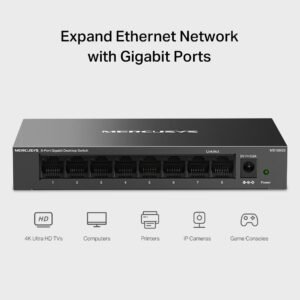 Switch MERCUSYS MS108GS | 8 Puertos Gigabit