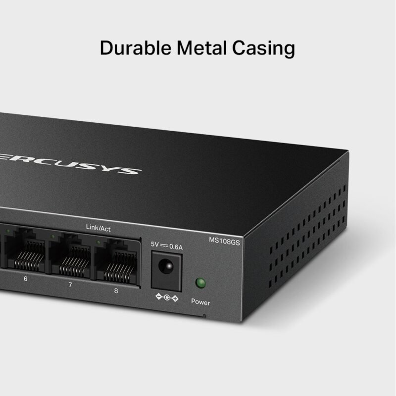 Switch MERCUSYS MS108GS | 8 Puertos Gigabit - Imagen 2