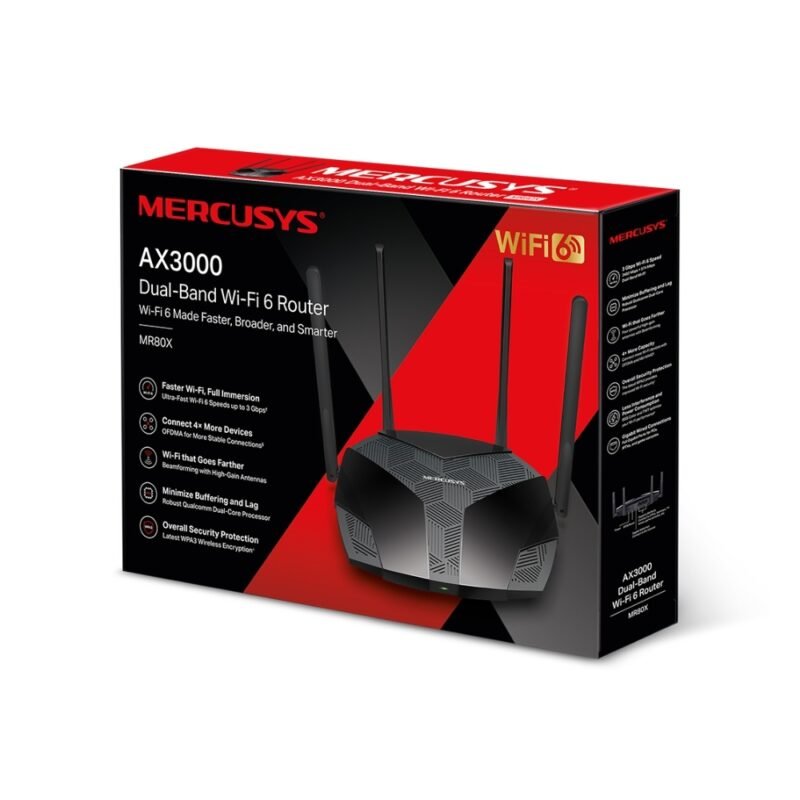 Router Inalámbrico MERCUSYS MR27BE | BE3600, WiFi 7 - Imagen 9