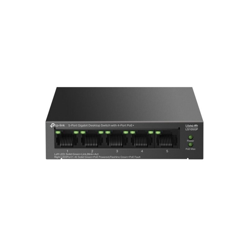 Switch TP Link LS105LP | 5 puertos a 10/100 Mbps, 4 puertos PoE - Imagen 25