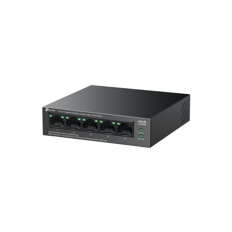 Switch TP Link LS105LP | 5 puertos a 10/100 Mbps, 4 puertos PoE - Imagen 27