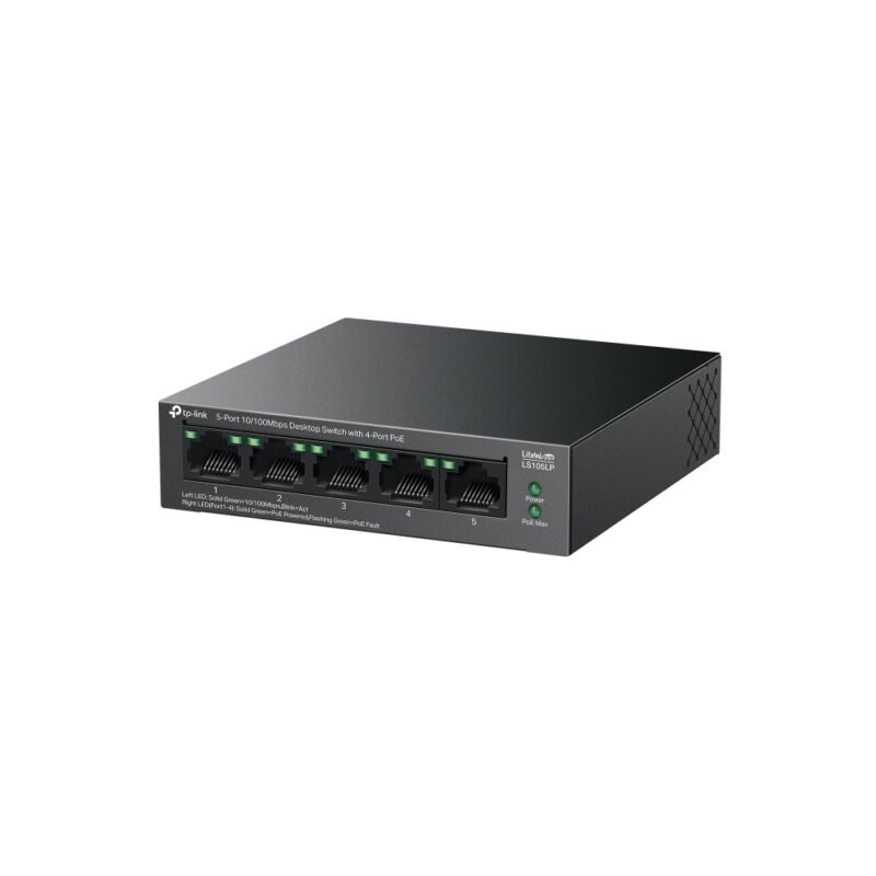 Switch TP Link LS105LP | 5 puertos a 10/100 Mbps, 4 puertos PoE - Imagen 30