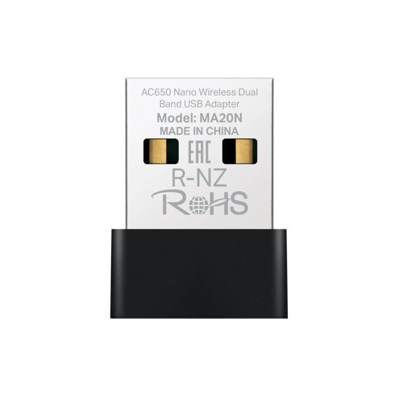 Adaptador Nano USB MERCUSYS MA20N | AC650, WiFi - Imagen 12