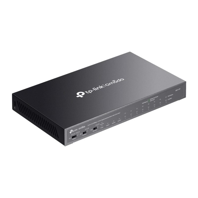 Switch Omada DS111P | 8 puertos 10/100 Mbps, 3 puertos Gigabit con PoE+ de 8 puertos - Imagen 23
