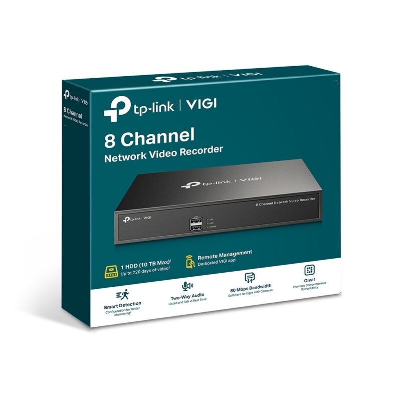 NVR TP-LINK VIGI NVR1008H | 8 canales - Imagen 2