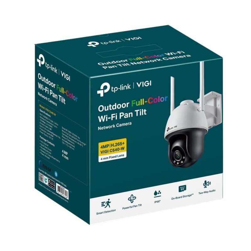 Cámara Turret IP WiFi TP-LINK VIGI C540-W | 4MP, Visión Nocturna, Exterior - Imagen 4